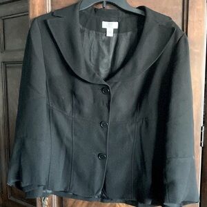 Ann Taylor LOFT, black jacket size 14